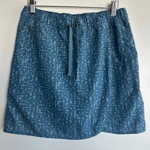 Patagonia Blue Patterned Women's golf/tennis Skirt